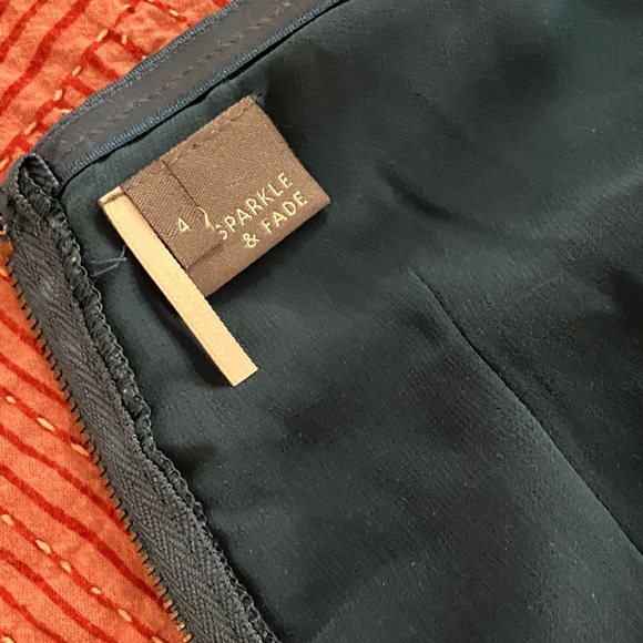 Women’s Size 4 - Sparkle & Fade Pleated Strapless teal Dress - Picture 15 of 15